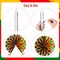 Black History Month Decorations Paper Fans Juneteenth Hanging Paper Fans Kente Ceiling Wall Garland for African American Party Bulletin Board Classroom Decor(18 Pcs,Classic)